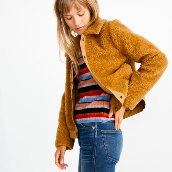 Madewell Jackets & Blazers - MADEWELL Sherpa Portland Jacket